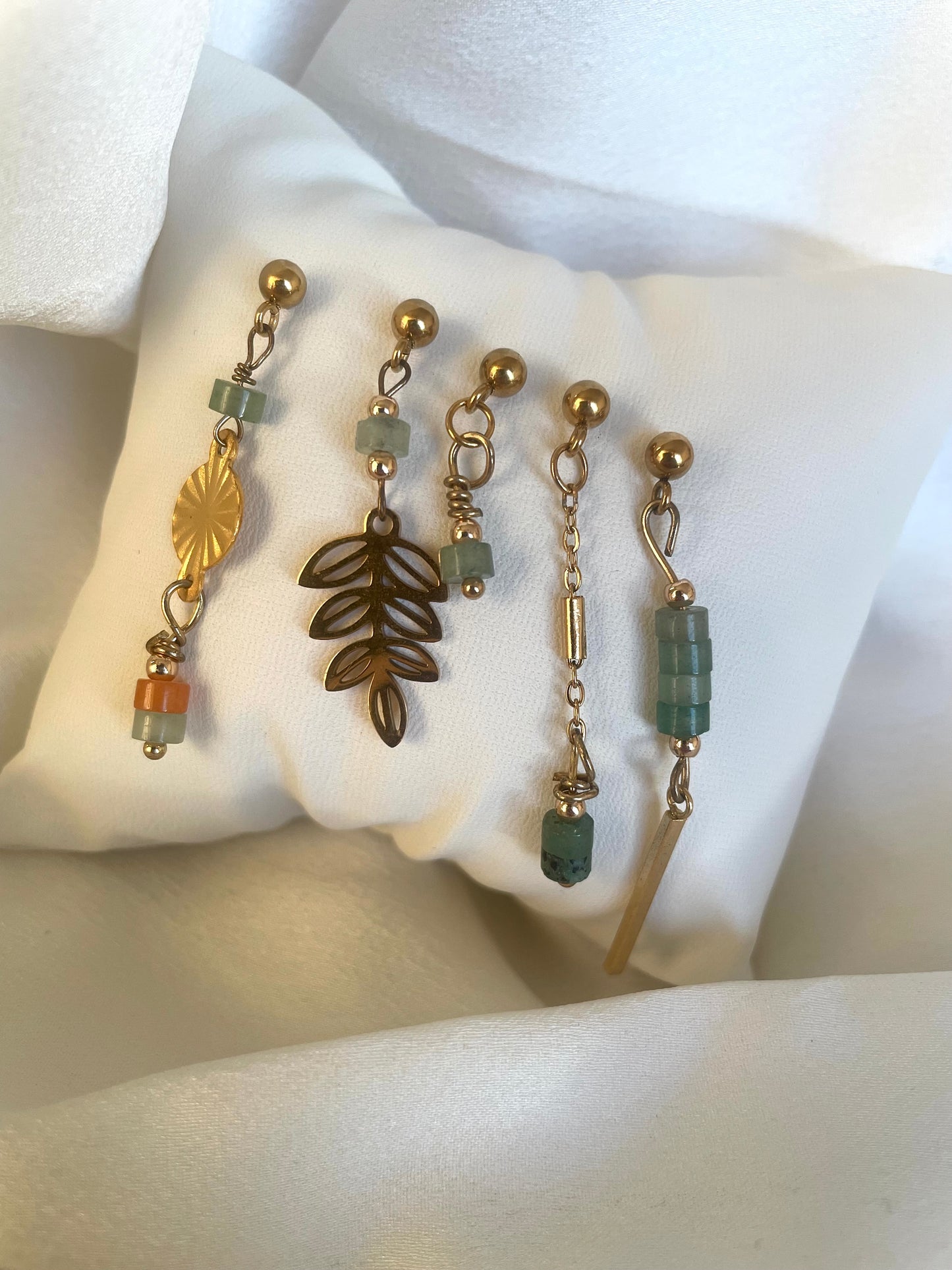 Aventurine rouge et verte - plusieurs versions