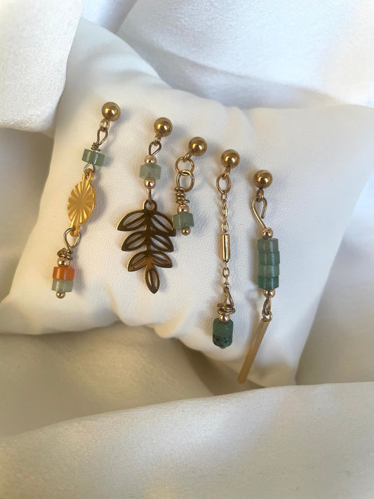 Aventurine rouge et verte - plusieurs versions