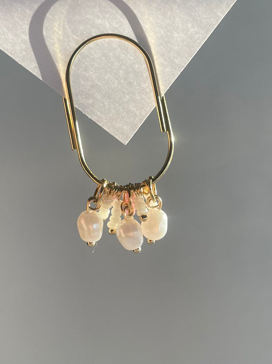 Marque page rose et blanc