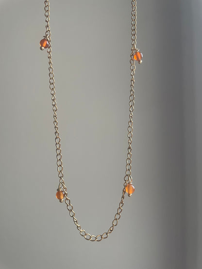 Chaîne 3 pendentifs à personnaliser lili rouge