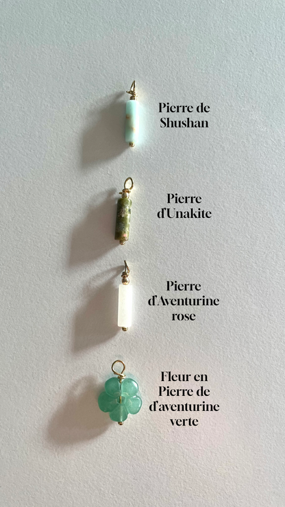 Fiole à Créoles 6 pendentifs