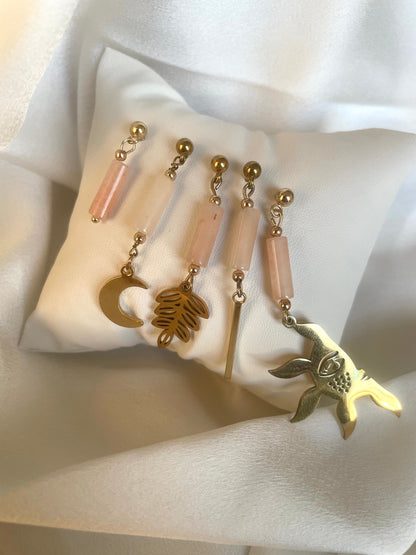 Aventurine rose - plusieurs versions