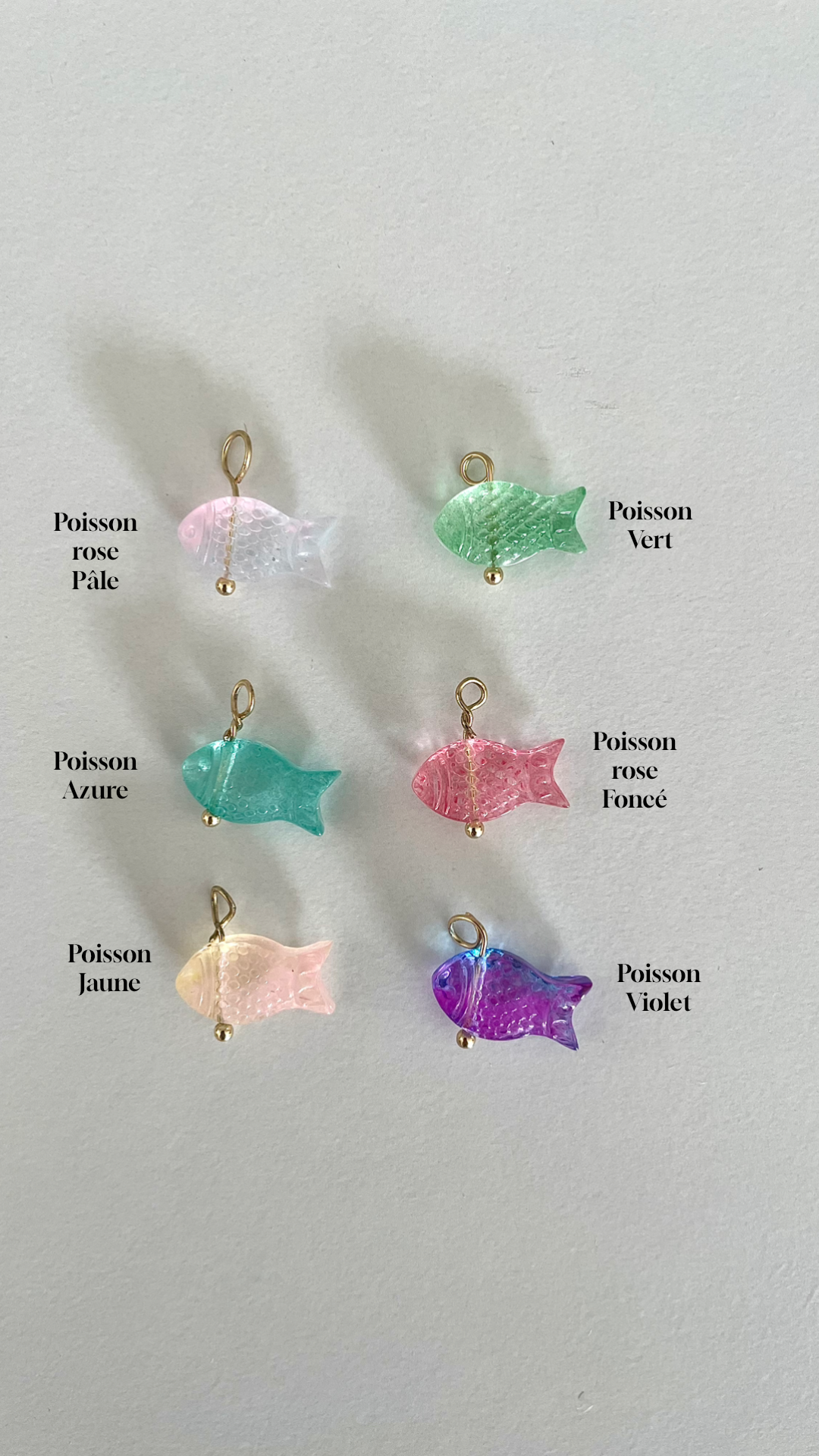 Fiole à Créoles 6 pendentifs