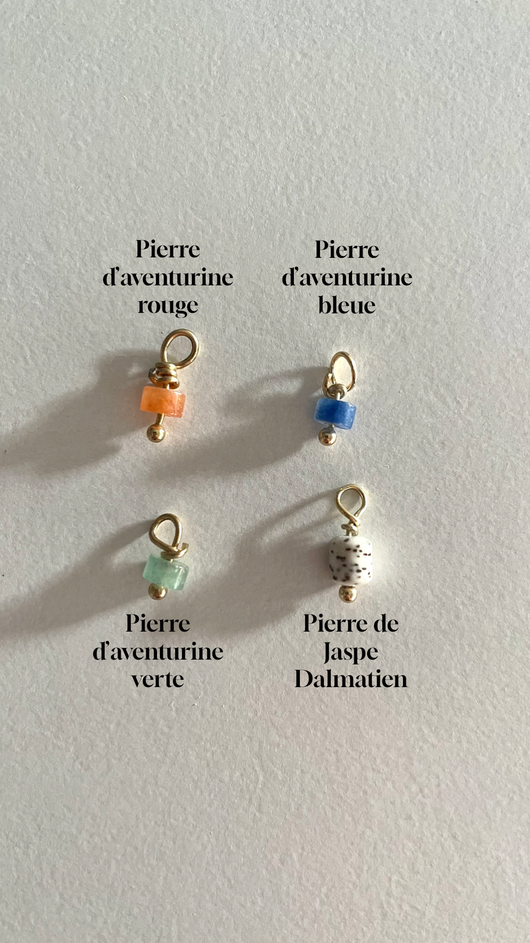 Fiole à Créoles 6 pendentifs