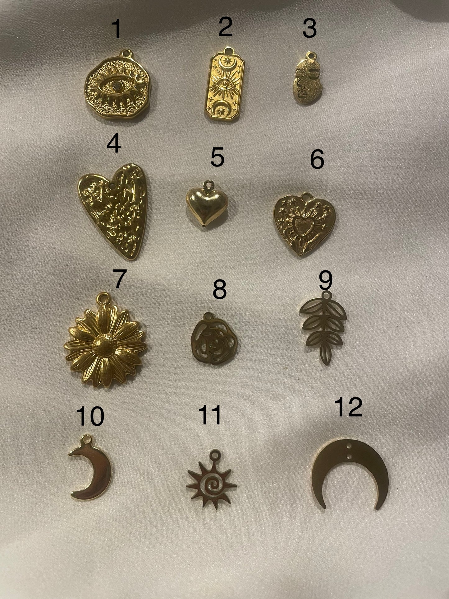 Chaîne 1 pendentif à personnaliser Celeste